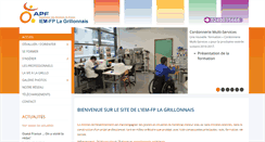 Desktop Screenshot of iem-la-grillonnais.com